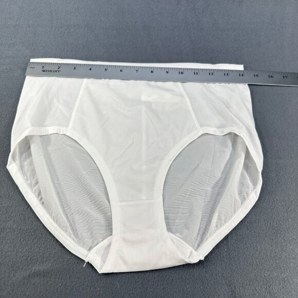 Bali Women's Size 2XL Panty Hi Cut Smoothing White New Without Tags - Picture 5 of 7